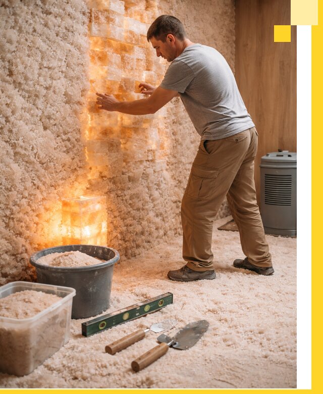 Проектирование и монтаж соляных комнат в Зиме под ключ